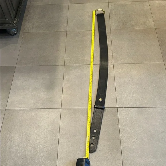 Saks Fifth Avenue Black Leather Belt - Picture 6 of 10